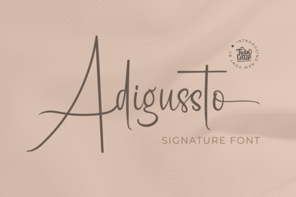 Adigussto: A Handwritten Font That Feels Human on Screen
