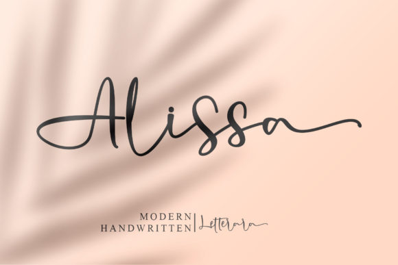 Alissa: A Timeless Script Font for Handmade Creators