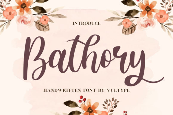 Bathory: A Thoughtful Script Font for Editorial Warmth