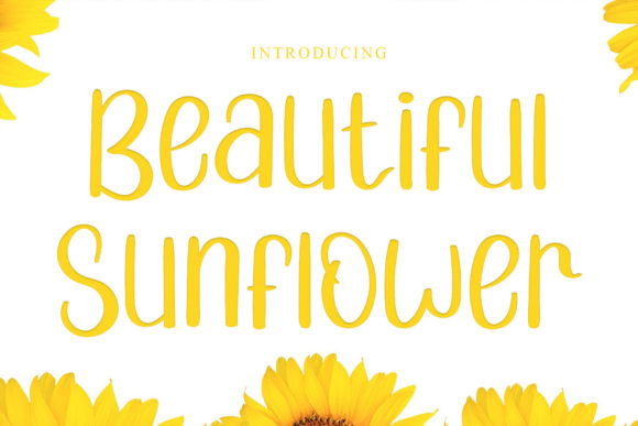 Beautiful Sunflower: A Handwritten Font That Earns Attention