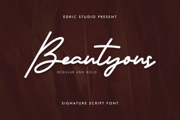 Beautyous: A Refined Script Font for Digital Branding