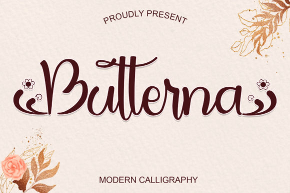 Butterna: A Dazzling Script Font for Handmade Brands