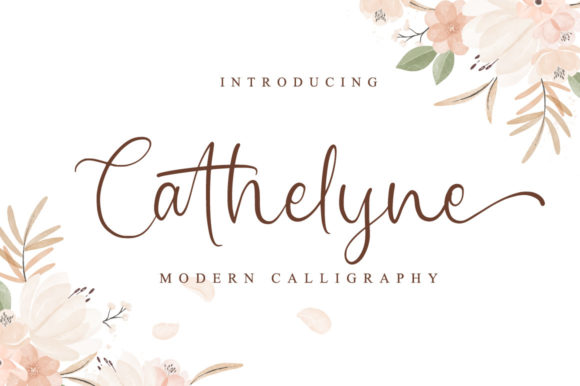 Cathelyne: A Refined Script Font for Handmade Charm