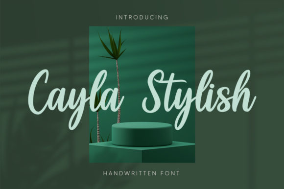 Cayla Stylish Handwritten Font for Crafters & Sellers