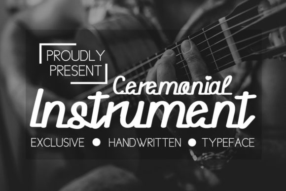 Ceremonial Instrument: A Font for Editorial Elegance