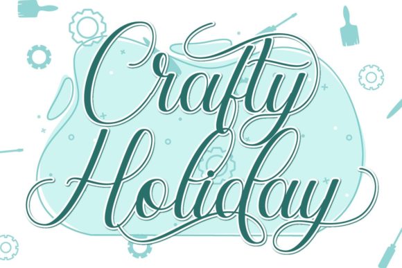 Crafty Holiday: A Refined Script Font for Handmade Brands