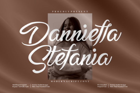 Dannieffa Stefania: A Graceful Script Font for Editorial Warmth