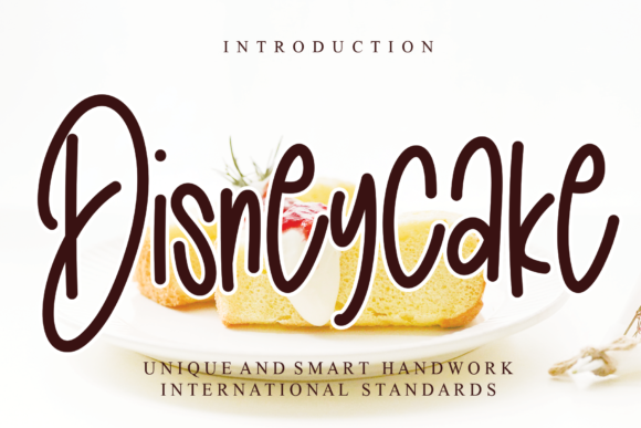 Disneycake: A Handwritten Font That Feels Like a Thoughtful Pause