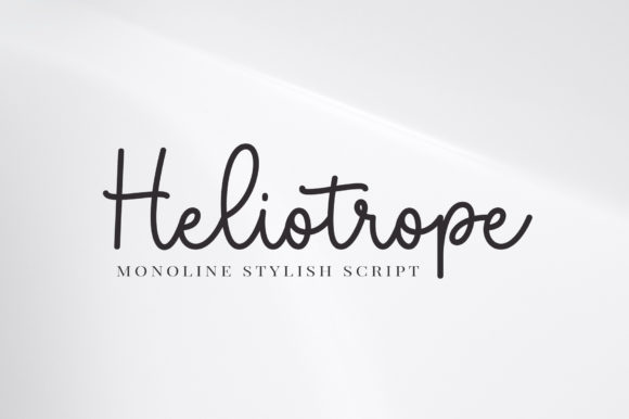 Heliotrope: A Graceful Script Font for Scroll-Stopping Marketing
