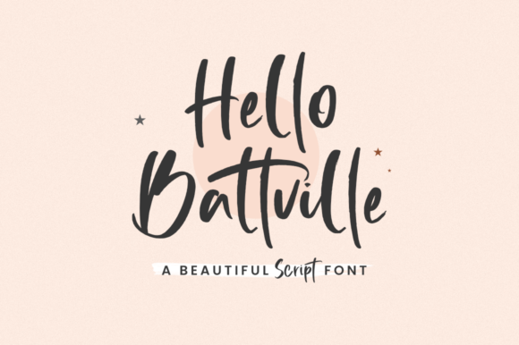 Hello Battville: A Whimsical Script Font That Elevates Digital Branding
