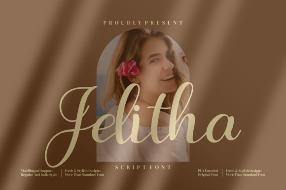 Jelitha: A Refined Script for Real Brand Work