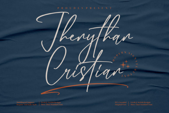 Jhenythan Cristian: A Graceful Script Font for Handmade Charm