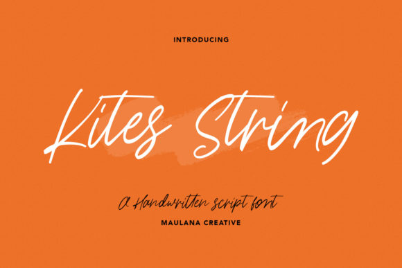 Kites String: A Script Font for Digital Design Excellence