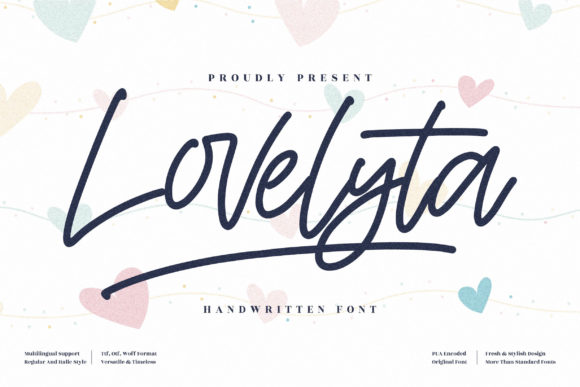 Lovelyta: A Sweet Handwritten Font for Handmade Charm
