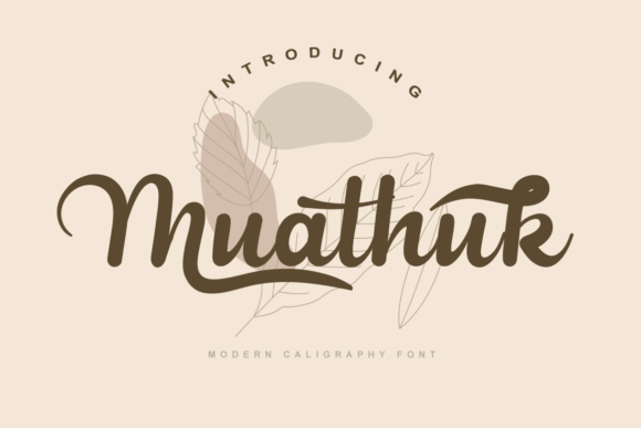 Muathuk: A Script Font That Elevates Campaign Visuals