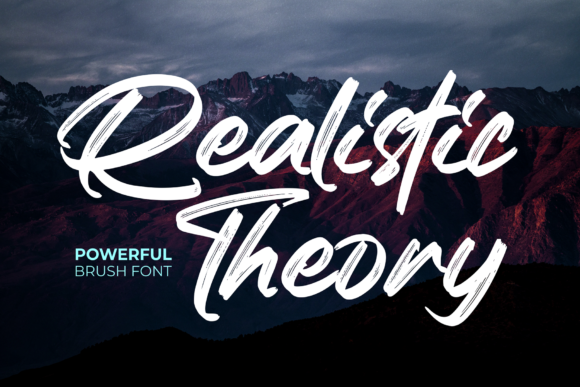 Realistic Theory: A Handwritten Font That Feels Like Home