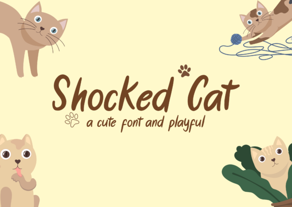 Shocked Cat: A Handwritten Font That Cuts Through the Feed