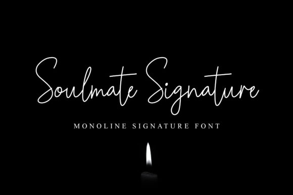 Soulmate Signature: A Graceful Script Font for Handmade Charm