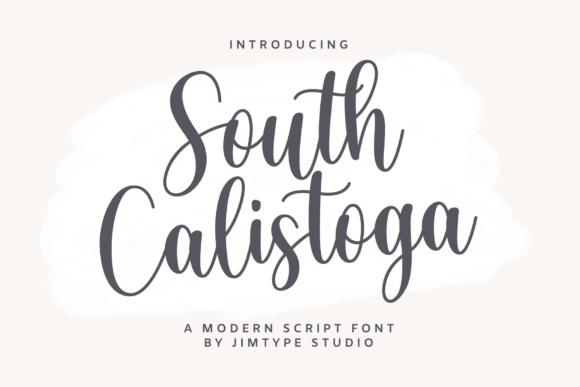 South Calistoga: A Charming Script Font for Handmade Brands