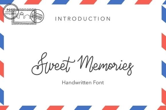 Sweet Memories: A Handwritten Font That Feels Like Home