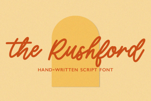 The Rushford: An Elegant Script Font That Earns Its Place