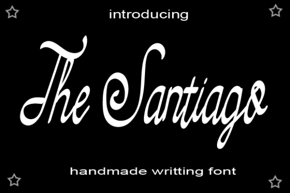 The Santiago Handwritten Font for Crafters & Sellers