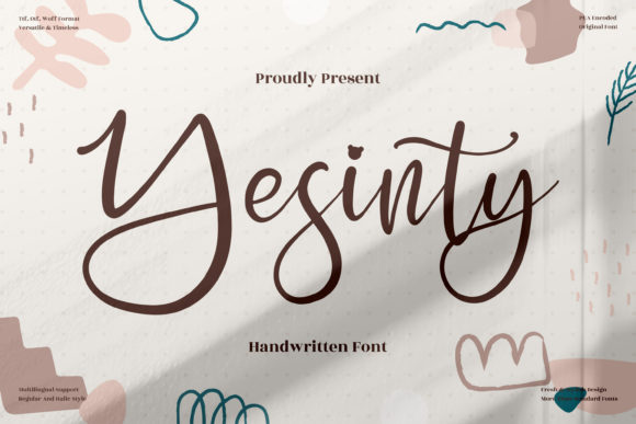 Yesinty: A Handwritten Script Font That Feels Like a Signature